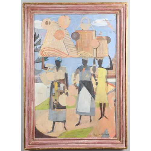 364 - RUPERT SHEPHARD (1909-1992). CAPE TOWN WOMEN, c.1960. (d) Signed, oil on canvas 74.5 x 49.5cm.  * Th... 