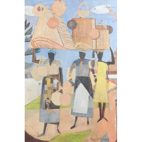 364 - RUPERT SHEPHARD (1909-1992). CAPE TOWN WOMEN, c.1960. (d) Signed, oil on canvas 74.5 x 49.5cm.  * Th... 