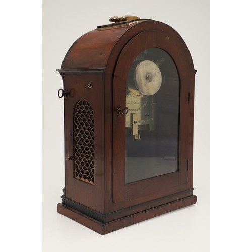 387 - AN EARLY 19TH CENTURY MAHOGANY TABLE CLOCK BY BARRAUD, LONDON. the 8