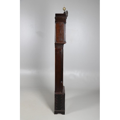 392 - A GEORGE III MAHOGANY LONGCASE CLOCK. the 13