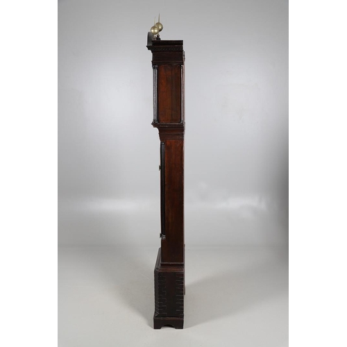 392 - A GEORGE III MAHOGANY LONGCASE CLOCK. the 13