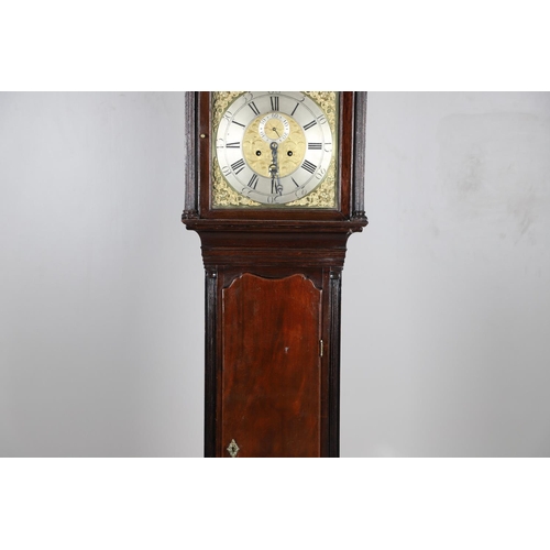 392 - A GEORGE III MAHOGANY LONGCASE CLOCK. the 13