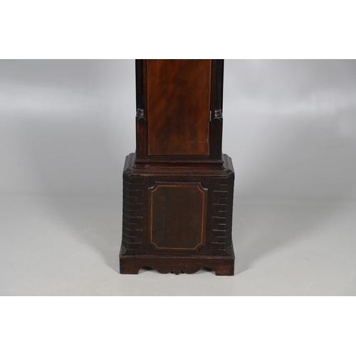 392 - A GEORGE III MAHOGANY LONGCASE CLOCK. the 13