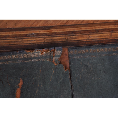 466 - A KINGWOOD AND BURR WALNUT INLAID WRITING TABLE BY HOLLAND AND SONS. late 19th century, the gilt too... 