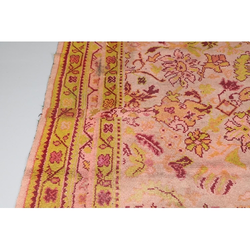 504 - USHAK, WEST CENTRAL ANATOLIA, OR DONEGAL WEST IRELAND CARPET, CIRCA 1900. the field with an all over... 