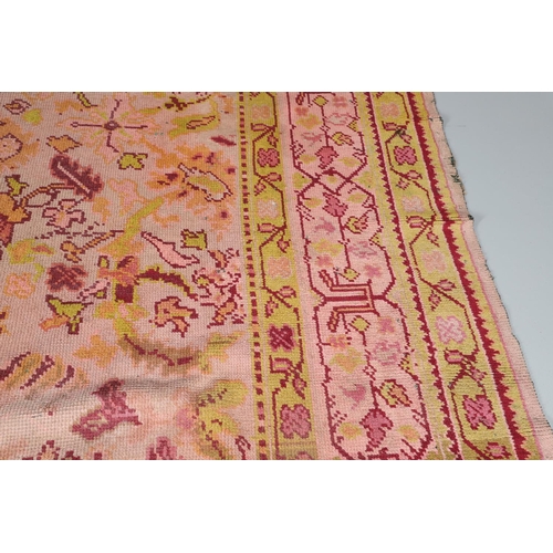 504 - USHAK, WEST CENTRAL ANATOLIA, OR DONEGAL WEST IRELAND CARPET, CIRCA 1900. the field with an all over... 