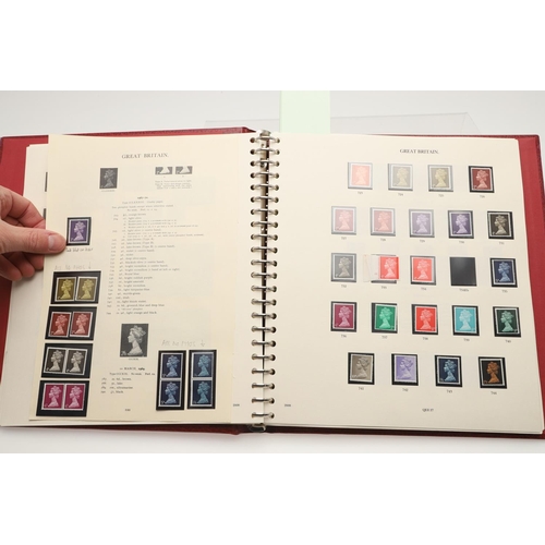 516 - GREAT BRITAIN STAMP COLLECTION. A large and impressive Great Britain stamp collection, all housed in... 