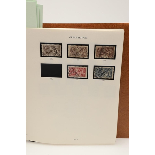 516 - GREAT BRITAIN STAMP COLLECTION. A large and impressive Great Britain stamp collection, all housed in... 