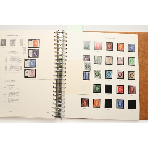 516 - GREAT BRITAIN STAMP COLLECTION. A large and impressive Great Britain stamp collection, all housed in... 