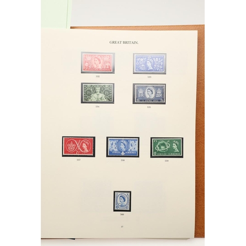 516 - GREAT BRITAIN STAMP COLLECTION. A large and impressive Great Britain stamp collection, all housed in... 