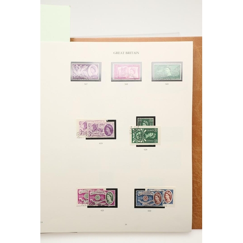 516 - GREAT BRITAIN STAMP COLLECTION. A large and impressive Great Britain stamp collection, all housed in... 