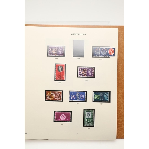 516 - GREAT BRITAIN STAMP COLLECTION. A large and impressive Great Britain stamp collection, all housed in... 