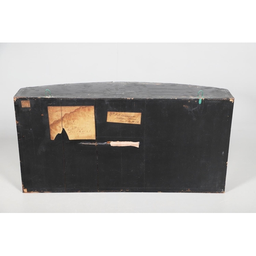 526 - BOW FRONT CASED FISH - F W ANSTISS, 1902. An early 20thc bow front glazed and wooden case, containin... 