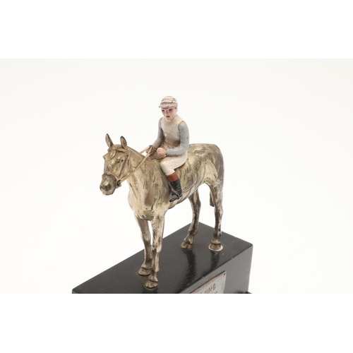 527 - EARLY 20THC BRONZE HORSES & LIONEL EDWARDS WATERCOLOURS - ROCKWOOD. Two bronze figures of Horses in ... 