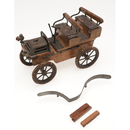 528 - EARLY 20THC MODEL EDWARDIAN CAR - SMOKING COMPANION. Early 20thc and possibly made by Ernst Plank fr... 