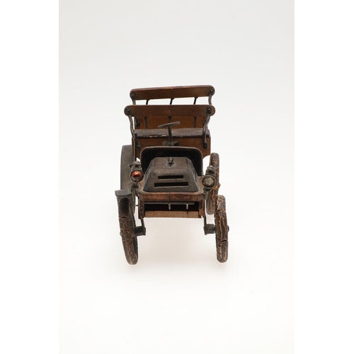 528 - EARLY 20THC MODEL EDWARDIAN CAR - SMOKING COMPANION. Early 20thc and possibly made by Ernst Plank fr... 