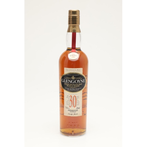 534 - WHISKY - GLENGOYNE SINGLE MALT. A bottle of Glengoyne Single Malt Whisky, 30 years old and in a fitt... 