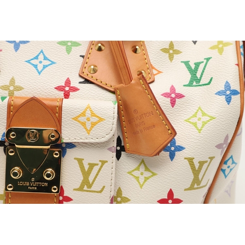 535 - LOUIS VUITTON - DESIGNER HANDBAG & ACCESSORIES 'MULTICOLORE SPEEDY 30'. A Louis Vuitton White Monogr... 