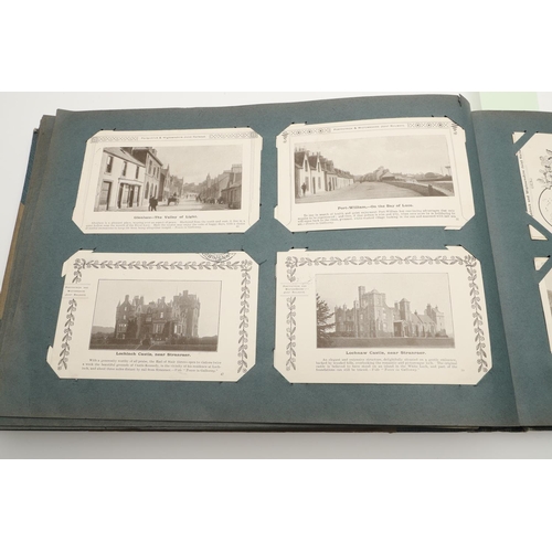 539 - LARGE VINTAGE POSTCARD ALBUMS. A large and interesting album, including varied foreign content, incl... 