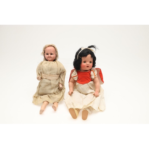 546 - RARE 19THC DOUBLE FACED WAX DOLL - PROBABLY FRITZ BARTENSTEIN. Probably by Fritz Bartenstein and cir... 