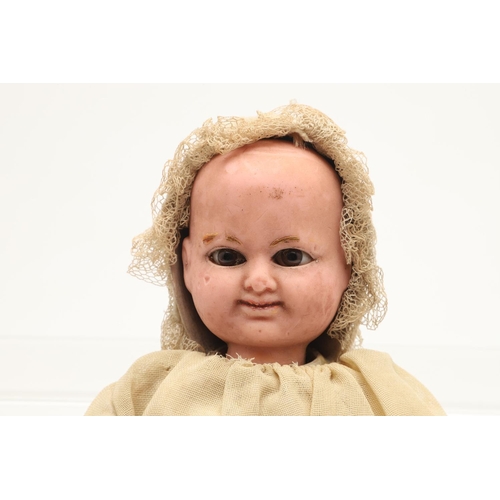 546 - RARE 19THC DOUBLE FACED WAX DOLL - PROBABLY FRITZ BARTENSTEIN. Probably by Fritz Bartenstein and cir... 