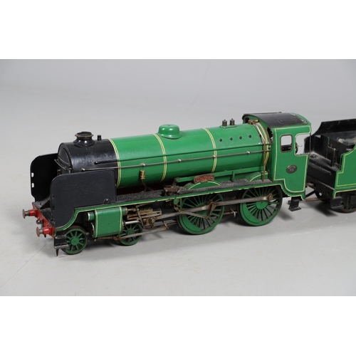 549 - 3 1/2INCH GAUGE SOUTHERN STEAM LOCOMOTIVE - 'DOVER'. A 3 1/2inch gauge steam locomotive and tender, ... 