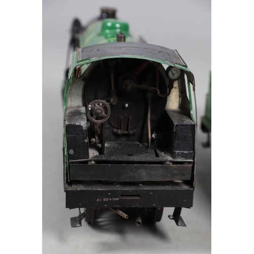 549 - 3 1/2INCH GAUGE SOUTHERN STEAM LOCOMOTIVE - 'DOVER'. A 3 1/2inch gauge steam locomotive and tender, ... 