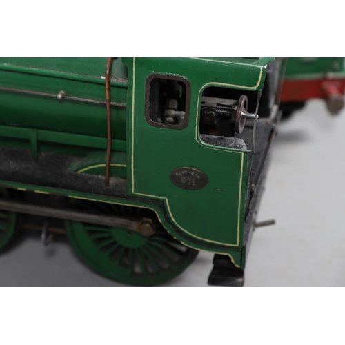 549 - 3 1/2INCH GAUGE SOUTHERN STEAM LOCOMOTIVE - 'DOVER'. A 3 1/2inch gauge steam locomotive and tender, ... 