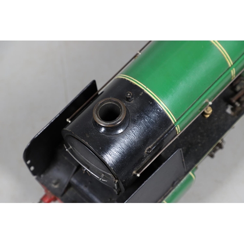 549 - 3 1/2INCH GAUGE SOUTHERN STEAM LOCOMOTIVE - 'DOVER'. A 3 1/2inch gauge steam locomotive and tender, ... 