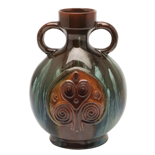 570 - LINTHORPE ART POTTERY VASE - CHRISTOPHER DRESSER. Designed by Christoper Dresser for Linthorpe, the ... 