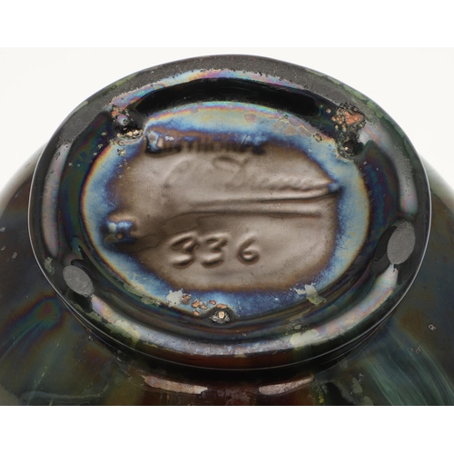 570 - LINTHORPE ART POTTERY VASE - CHRISTOPHER DRESSER. Designed by Christoper Dresser for Linthorpe, the ... 