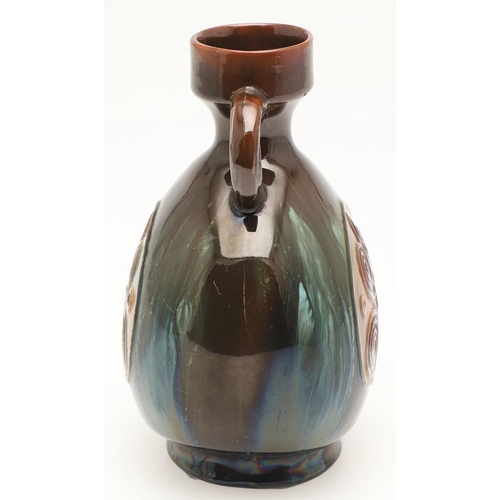 570 - LINTHORPE ART POTTERY VASE - CHRISTOPHER DRESSER. Designed by Christoper Dresser for Linthorpe, the ... 