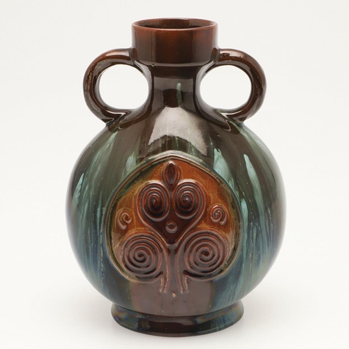 570 - LINTHORPE ART POTTERY VASE - CHRISTOPHER DRESSER. Designed by Christoper Dresser for Linthorpe, the ... 