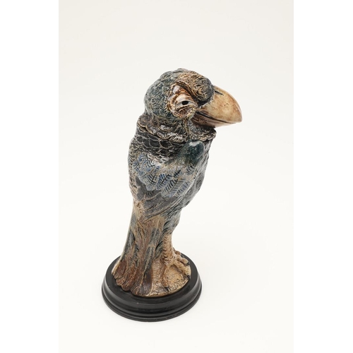 581 - MARTIN BROTHERS GROTESQUE BIRD - 'WALLY 'BIRD'. A large Martin Ware stoneware lidded jar by Robert W... 