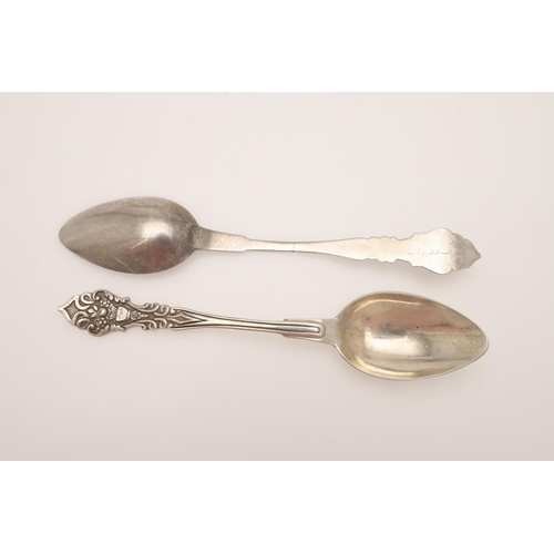 11 - LATE 19TH/ EARLY 20TH CENTURY OTTOMAN EMPIRE SILVER FLATWARE. 16 table forks and 12 tablespoons (2 s... 