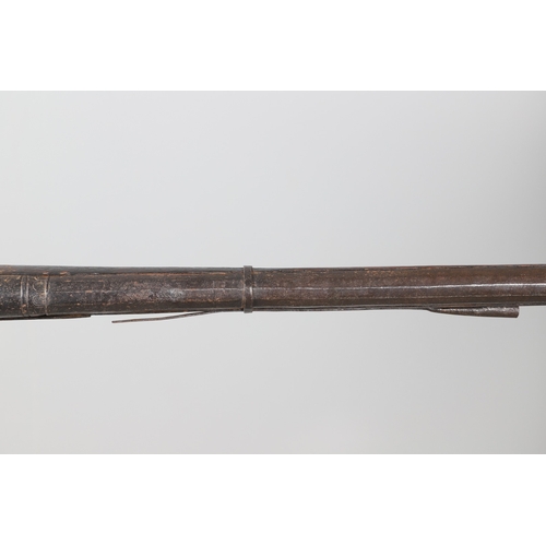 4 - AN AFGHANISTAN JEZAIL MATCHLOCK LONG GUN. The 135 cm tapering barrel, slightly flared at the muzzle ... 