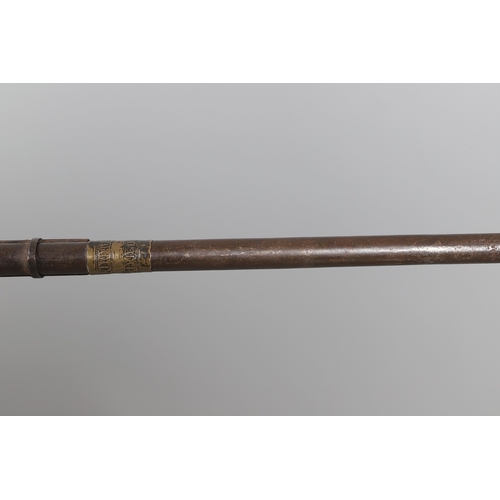 4 - AN AFGHANISTAN JEZAIL MATCHLOCK LONG GUN. The 135 cm tapering barrel, slightly flared at the muzzle ... 