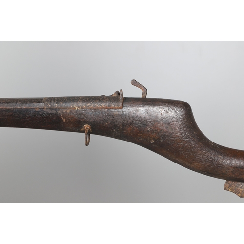 4 - AN AFGHANISTAN JEZAIL MATCHLOCK LONG GUN. The 135 cm tapering barrel, slightly flared at the muzzle ... 