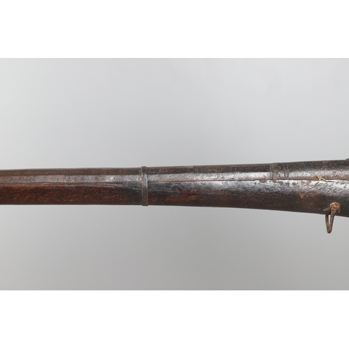 4 - AN AFGHANISTAN JEZAIL MATCHLOCK LONG GUN. The 135 cm tapering barrel, slightly flared at the muzzle ... 