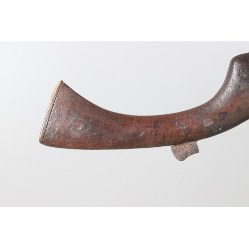 4 - AN AFGHANISTAN JEZAIL MATCHLOCK LONG GUN. The 135 cm tapering barrel, slightly flared at the muzzle ... 