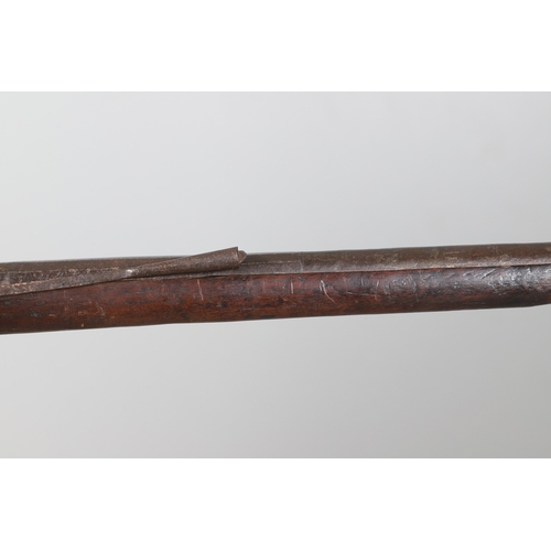 4 - AN AFGHANISTAN JEZAIL MATCHLOCK LONG GUN. The 135 cm tapering barrel, slightly flared at the muzzle ... 