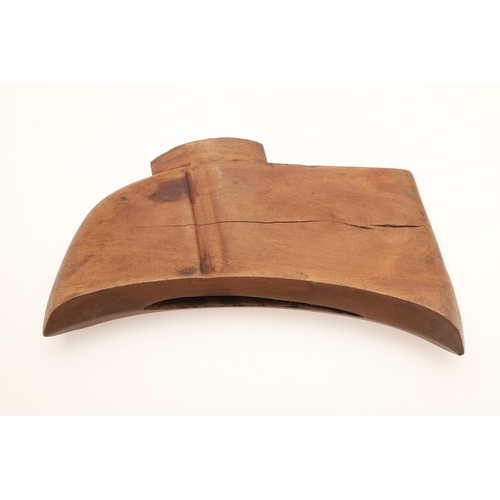 41 - A MALAYSIAN KRIS AND PART SCABBARD. The 33.5 cm straight edged pointed blade with low pamor, on a si... 