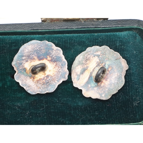 111 - MISCELLANEOUS OBJECTS OF VERTU. including a set of six silver buttons 1907 , a pair of silver framed... 