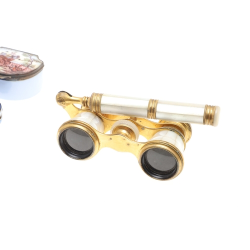 111 - MISCELLANEOUS OBJECTS OF VERTU. including a set of six silver buttons 1907 , a pair of silver framed... 