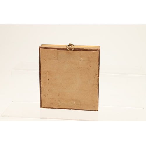 116 - MANNER OF ANDREW PLIMER(1763-1837). Miniature portrait of a lady with powdered hair wearing white dr... 