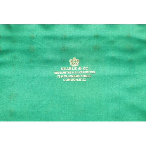 17 - A CASED SET OF TWELVE EDWARD VII SILVER GILT CORONATION ANOINTING SPOONS. Of decorative design, each... 