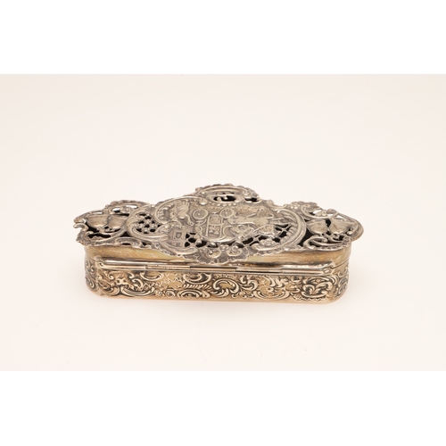 74 - AN EDWARDIAN SILVER TRINKET BOX. An Edwardian silver trinket box, hallmarked possibly William Comyns... 