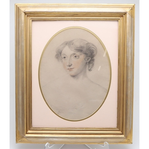 312 - ELIZABETH BARRETT BROWNING. A REGENCY GOLD PANEL BRACELET, CIRCA 1819. formed with gold hinged panel... 