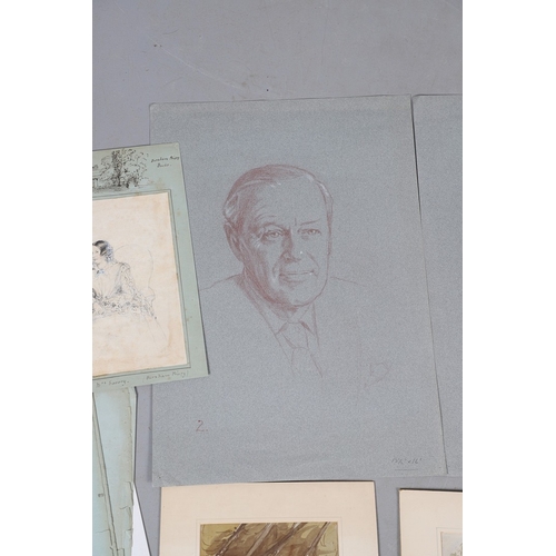 334 - A NINETEENTH CENTURY SCRAP BOOK AND LOOSE PRINTS. To include various figurative subjects including C... 