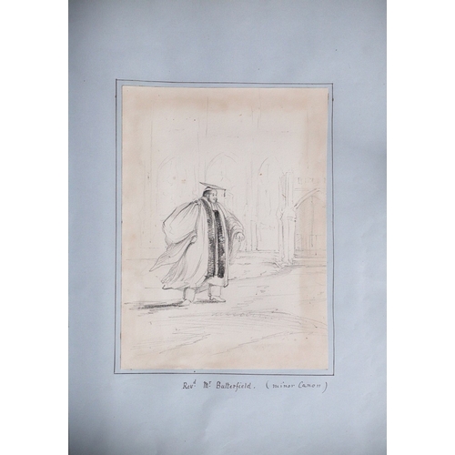 334 - A NINETEENTH CENTURY SCRAP BOOK AND LOOSE PRINTS. To include various figurative subjects including C... 